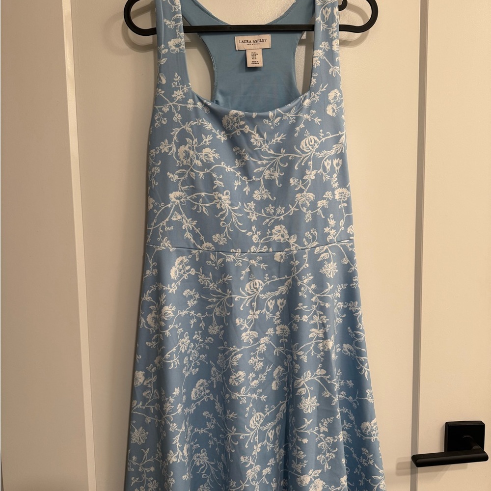 Laura Ashley Blue Floral Dress